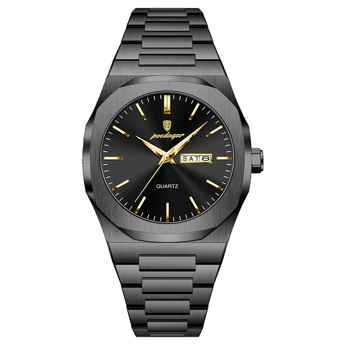 RELOJ POEDAGAR ORIGINAL - ELEGANTE DE ACERO INOXIDABLE | POE-26, POE-27, POE-28, POE-29, POE-30