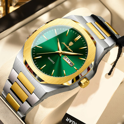 RELOJ POEDAGAR ORIGINAL - ELEGANTE DE ACERO INOXIDABLE | POE-26, POE-27, POE-28, POE-29, POE-30, POE-31, POE-32, POE-33