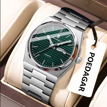 RELOJ POEDAGAR ORIGINAL - ELEGANTE ACERO INOXIDABLE | POE-34, POE-35, POE-36, POE-37, POE-38, POE-39, POE-40, POE-41, POE-42