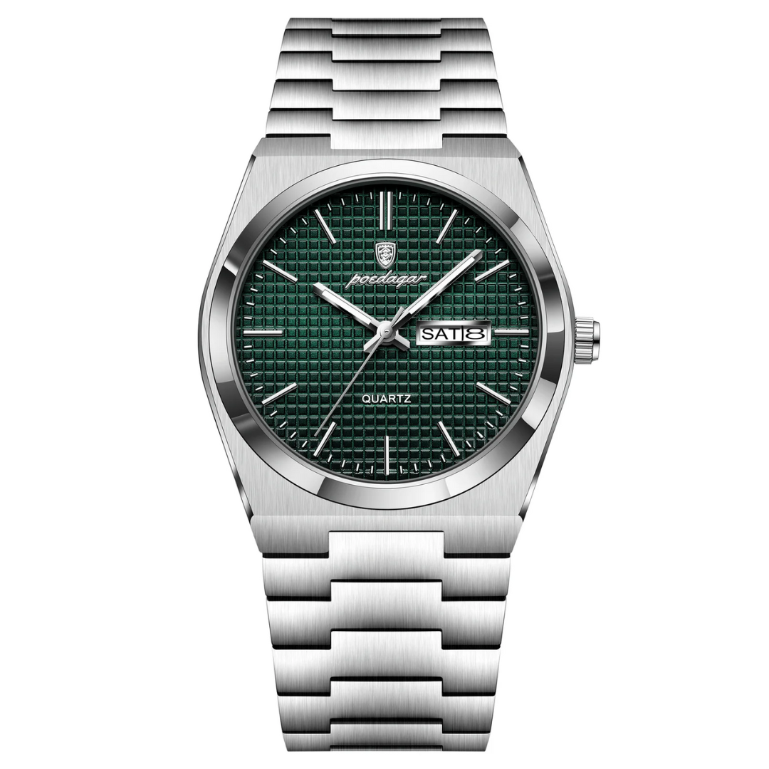 RELOJ POEDAGAR ORIGINAL - ELEGANTE PLATEADO | POE-37