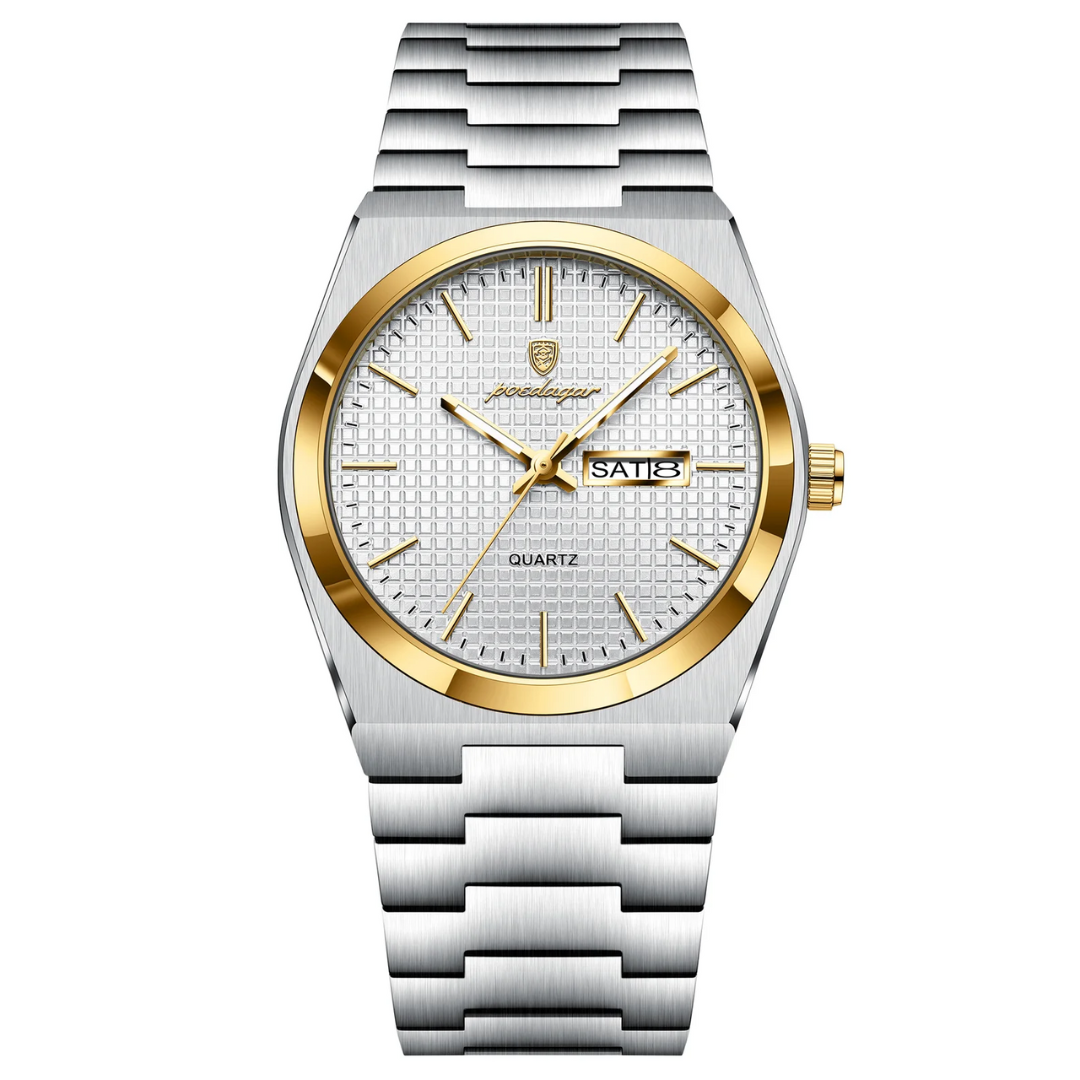 RELOJ POEDAGAR ORIGINAL - ELEGANTE PLATEADO | POE-38