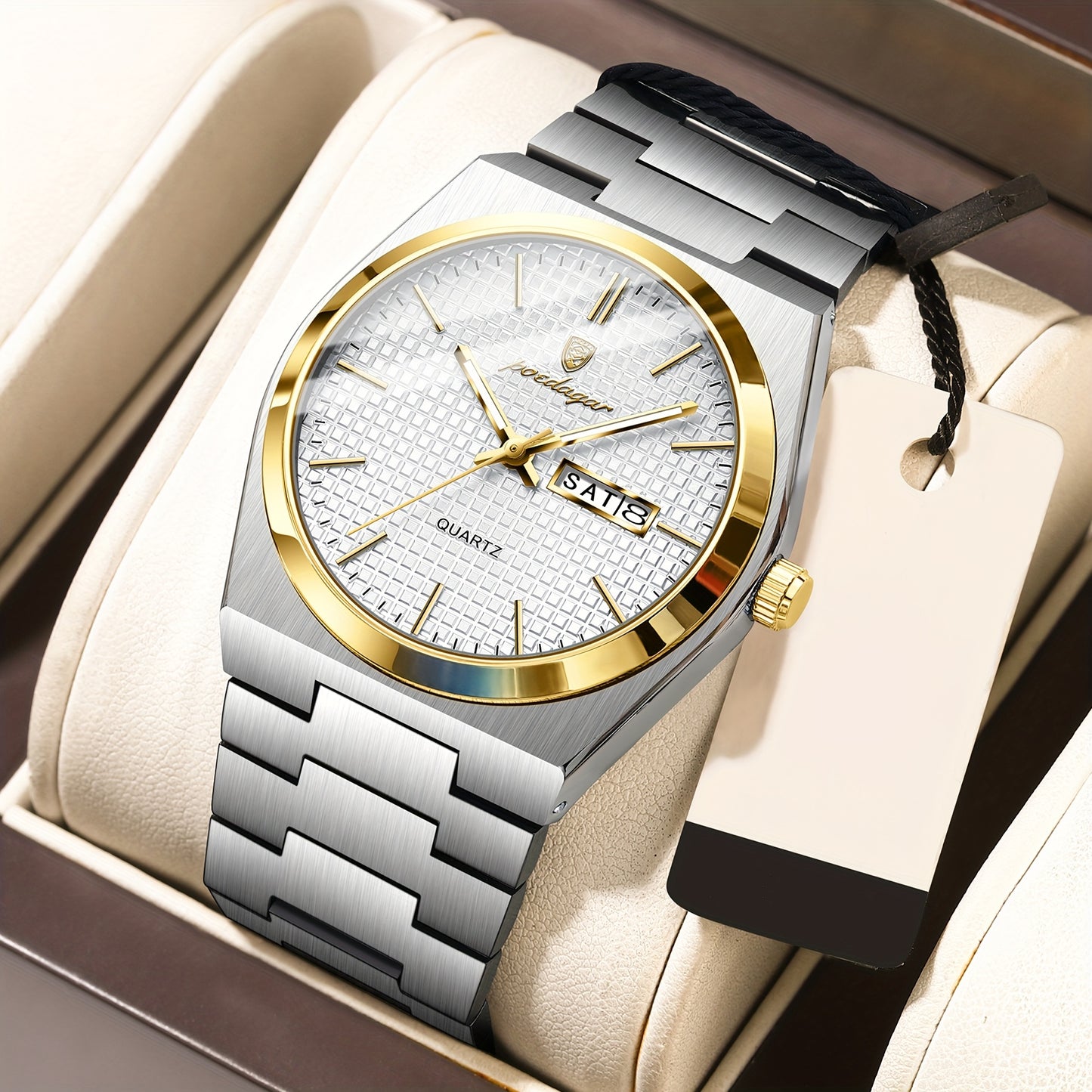 RELOJ POEDAGAR ORIGINAL - ELEGANTE PLATEADO | POE-38