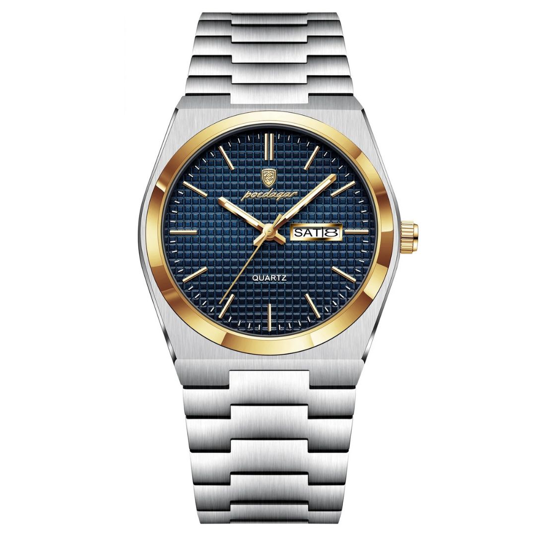 RELOJ POEDAGAR ORIGINAL - ELEGANTE PLATEADO | POE-39