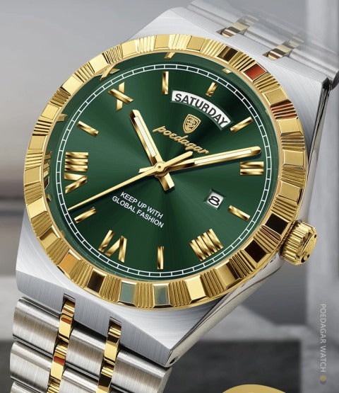 POE-43-RELOJ PARA HOMBRE DE ACERO