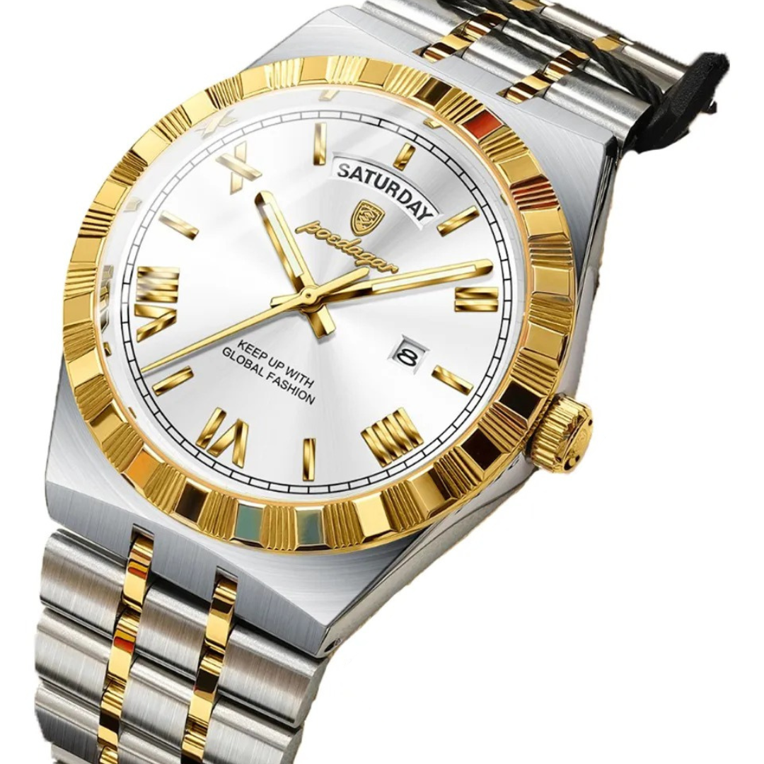 RELOJ POEDAGAR ORIGINAL - ELEGANTE PLATEADO | POE-46