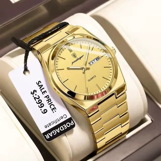 RELOJ POEDAGAR ORIGINAL - ELEGANTE DORADO | POE-9