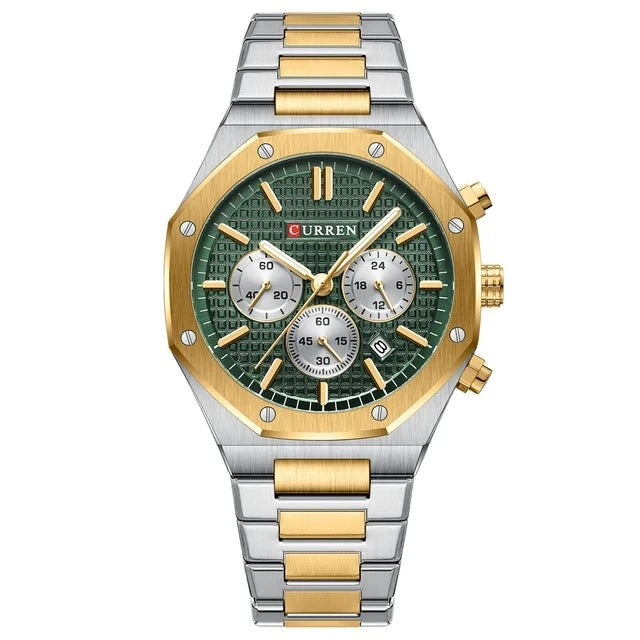 RELOJES CURREN ORIGINAL ELEGANTE PLATEADO PARA HOMBRE | CUR-132 | CUR-133 | 