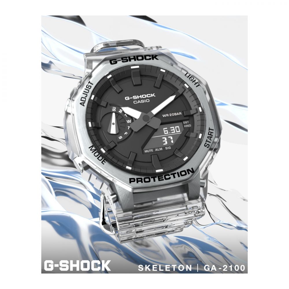 RELOJES G-SHOCK ORIGINALES NEGRO GRIS TRANSPARENTE GA-2100 | OG-S-54 - OG-S-63 - G-S-8 - OG-S-79 - OG-S-96-14
DEPORTIVO CASUAL PARA HOMBRE