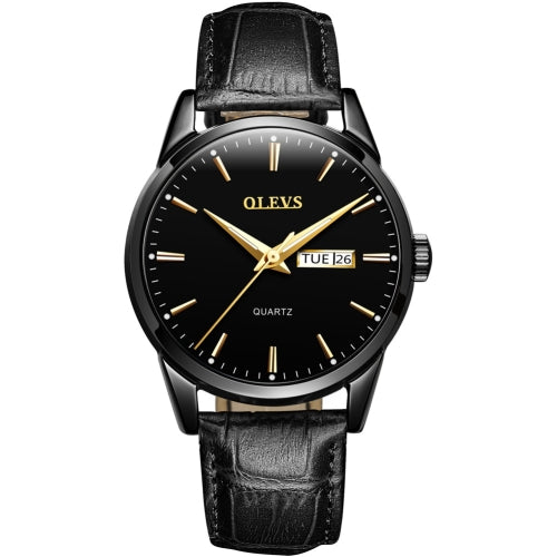 RELOJES OLEVS ORIGINAL - ELEGANTE Y CASUAL - MARRÓN- NEGRO I OLE-8