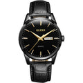 RELOJES OLEVS ORIGINAL - ELEGANTE Y CASUAL - MARRÓN- NEGRO I OLE-8