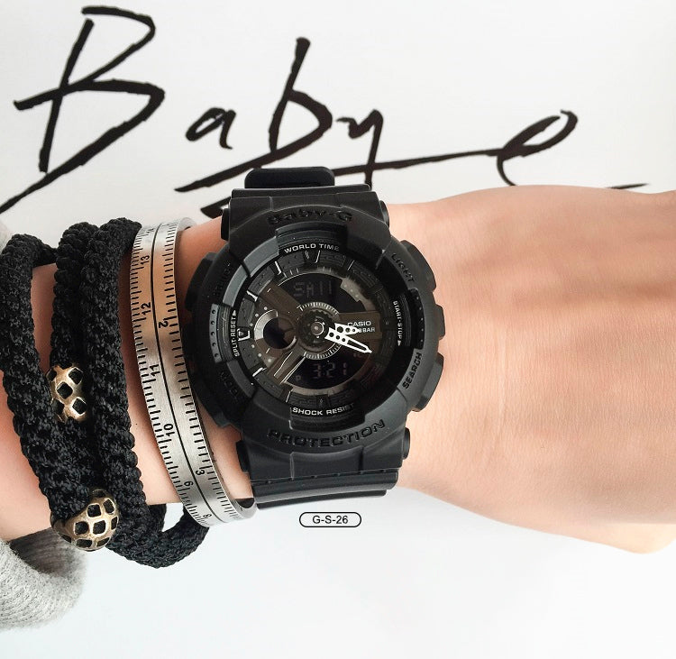 RELOJ BABY-G DEPORTIVO NEGRO PARA MUJER | G-S-26