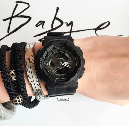 RELOJ BABY-G DEPORTIVO NEGRO PARA MUJER | G-S-26