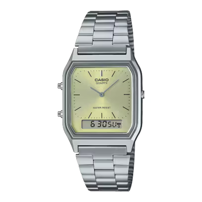 RELOJ CASIO AQ-230A-7AMQYDF ORIGINAL PLATEADO | SKU: CAS-116