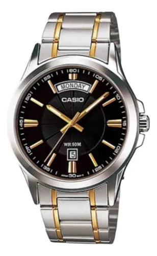 RELOJ CASIO MTP-1381G-1AVDF ORIGINAL PLATEADO | SKU: CAS-106
