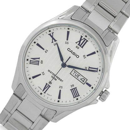 RELOJ CASIO MTP-1384D-7A2VDF ORIGINAL PLATEADO | SKU: CAS-135 para hombre 