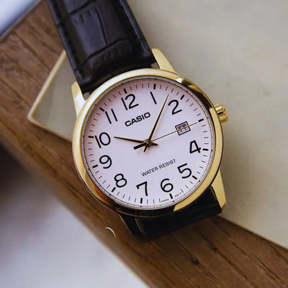 RELOJ CASIO MTP-V002GL-7B2UDF ORIGINAL BLANCO | SKU: CAS-121 para hombre