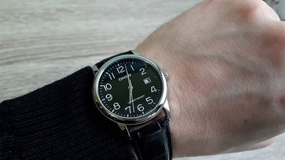 RELOJ CASIO MTP-V002L-1BUDF ORIGINAL NEGRO | SKU: CAS-122