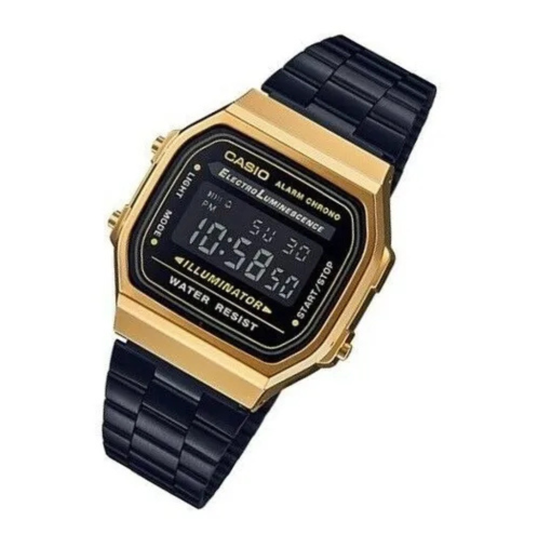 RELOJ_CASIO_ORIGINAL_A168WEGB-1BDF_VINTAGE _CAS-148 Unisex