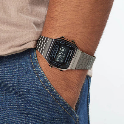 RELOJ_CASIO_ORIGINAL_A168WGG-1BDF_PLATEADO_CAS-150_ Unisex