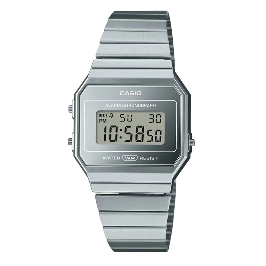 RELOJ_CASIO_ORIGINAL_A700WEV-7ADF_PLATEADO_CAS-151 unisex