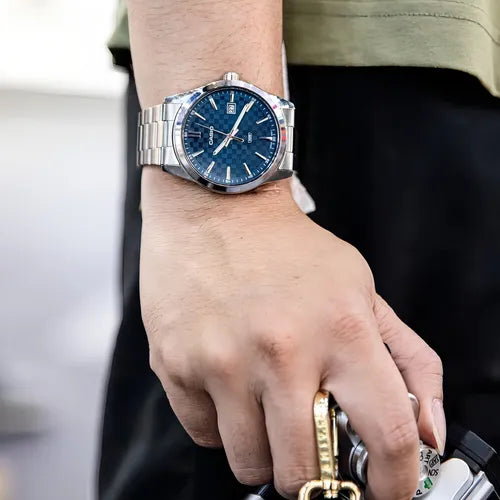 RELOJ CASIO ORIGINAL AZUL MTP-VD03D | CAS-98 PARA HOMBRE