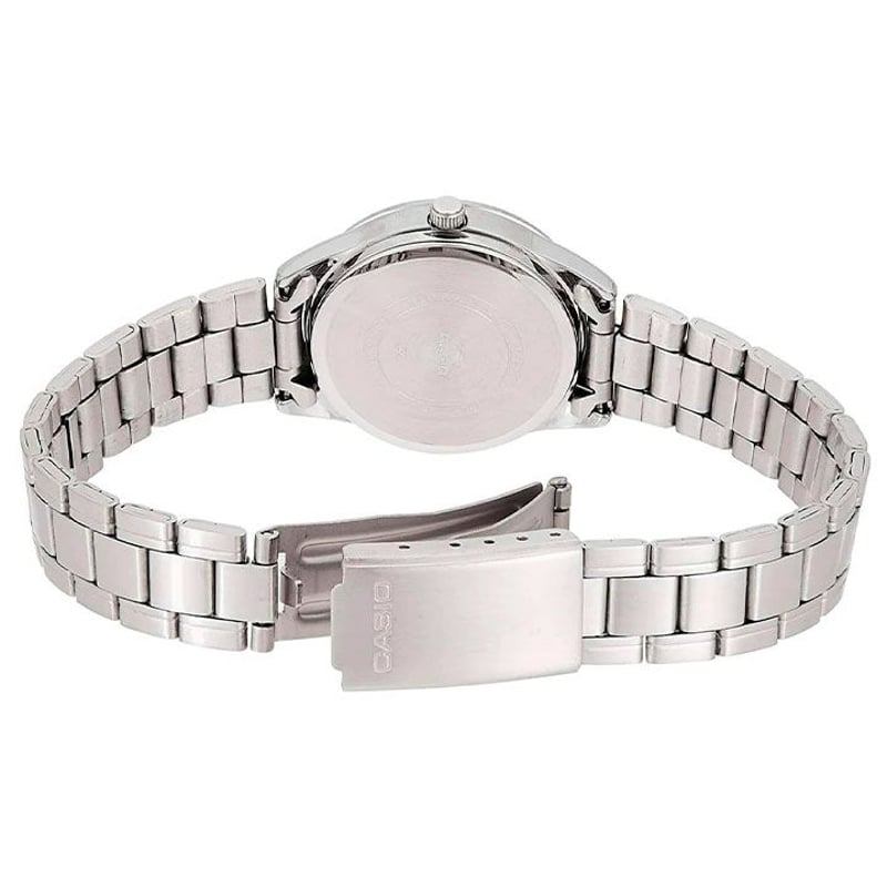 RELOJ CASIO ORIGINAL ELEGANTE PLATEADO PARA MUJER | LTP-V005D