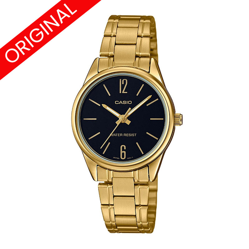 RELOJ CASIO ORIGINAL ELEGANTE PLATEADO PARA MUJER | LTP-V005D