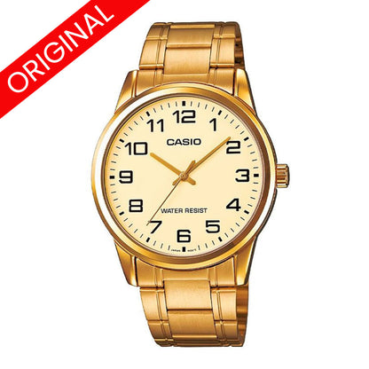 RELOJ CASIO ORIGINAL ELEGANTE PLATEADO PARA HOMBRE | MTP-V001D-7B