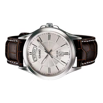 RELOJ_CASIO_ORIGINAL_MTP-1381L-7AVDF_NEGROCAS-127 para Hombre