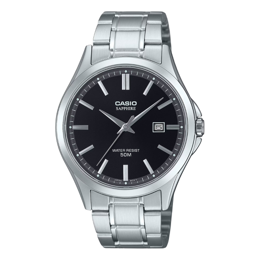 RELOJ_CASIO_ORIGINAL_MTS-115D-1AVDF_PLATEADO_CAS-130 para Hombre
