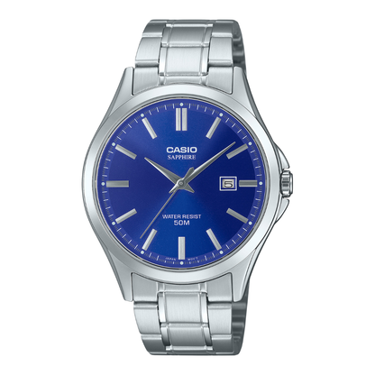 RELOJ_CASIO_ORIGINAL_MTS-115D-2A1VDF_PLATEADO_CAS-131 para Hombre