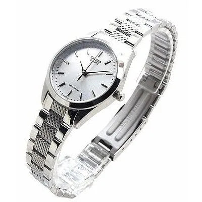 RELOJ CASIO ORIGINAL PLATEADO LTP-1274D | CAS-34 - CAS-35-8
ELEGANTE PARA MUJER