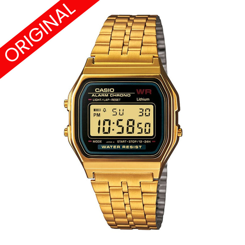 RELOJ CASIO UNISEX DORADO  A159WGEA-1D  CAS-14 (1)