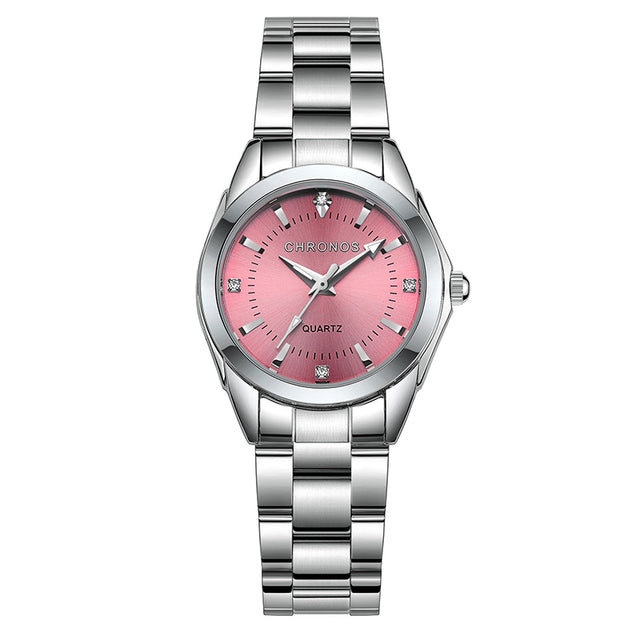 RELOJ CHRONOS ORIGINAL - PLOMO Y ROSA | CHR-7 (1)