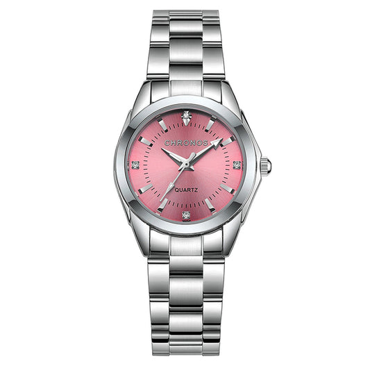 RELOJ CHRONOS ORIGINAL - PLOMO Y ROSA | CHR-7 (1)