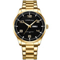 RELOJ CRRJU ORIGINAL ELEGANTE DORADO Y PLATEADO PARA HOMBRE 5005 | CRR-7 | CRR-8 I CRR-9