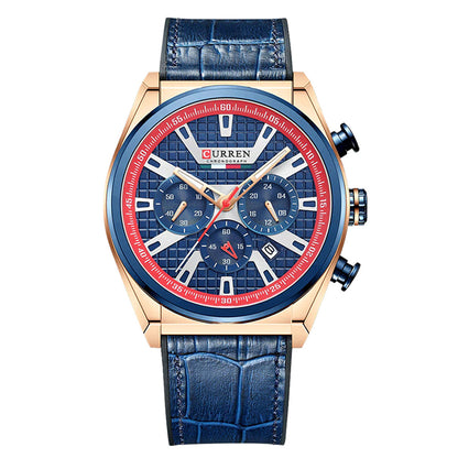 RELOJ CURREN ORIGINAL - CASUAL AZUL 8392 | CUR-80 PARA HOMBRE