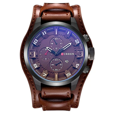 RELOJ CURREN ORIGINAL - CASUAL MARRON - NEGRO 8225 | CUR-13, CUR-14, CUR-15, CUR-16, CUR-17-7