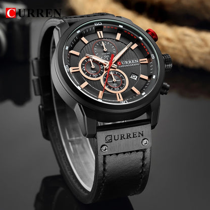 RELOJ CURREN 8291 ORIGINAL CASUAL MARRÓN PARA HOMBRE | CUR-38 | CUR-44 | CUR-101 | CUR-115 

