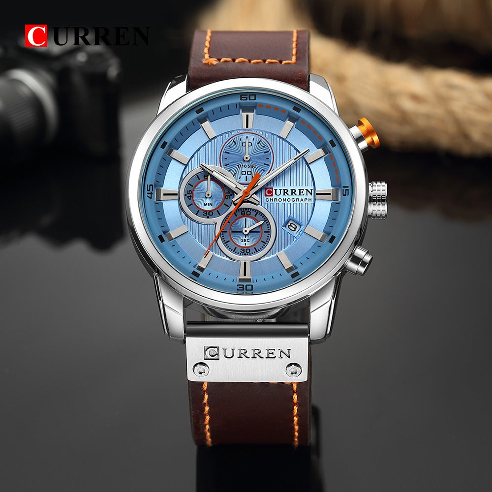 RELOJ CURREN ORIGINAL - CASUAL MARRON 8291 PARA HOMBRE | CUR-38 | CUR-44 | CUR-101