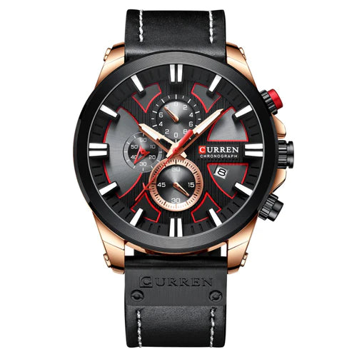 RELOJ CURREN ORIGINAL - CASUAL NEGRO Y AZUL PARA HOMBRE 8346 | CUR-45 | CUR-46