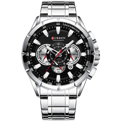 RELOJ CURREN ORIGINAL - ELEGANTE - NEGRO - PLATEADO - AZUL 8363 | CUR-31 I CUR-32 I CUR-33 I CUR-75-10