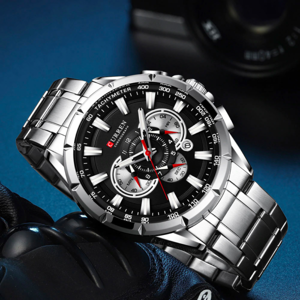 RELOJ CURREN ORIGINAL - ELEGANTE - NEGRO - PLATEADO - AZUL 8363 | CUR-31 I CUR-32 I CUR-33 I CUR-75-11
