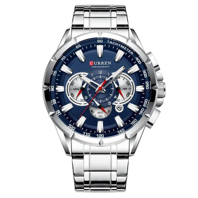 RELOJ CURREN ORIGINAL - ELEGANTE - NEGRO - PLATEADO - AZUL 8363 | CUR-31 I CUR-32 I CUR-33 I CUR-75-4