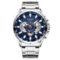 RELOJ CURREN ORIGINAL - ELEGANTE - NEGRO - PLATEADO - AZUL 8363 | CUR-31 I CUR-32 I CUR-33 I CUR-75-4