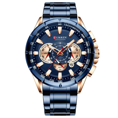 RELOJ CURREN ORIGINAL - ELEGANTE - NEGRO - PLATEADO - AZUL 8363 | CUR-31 I CUR-32 I CUR-33 I CUR-75-7