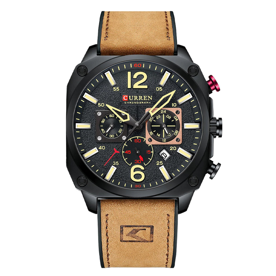 RELOJ CURREN ORIGINAL CASUAL GRIS Y MARRON PARA HOMBRE 8398 | CUR-85 I CUR-86