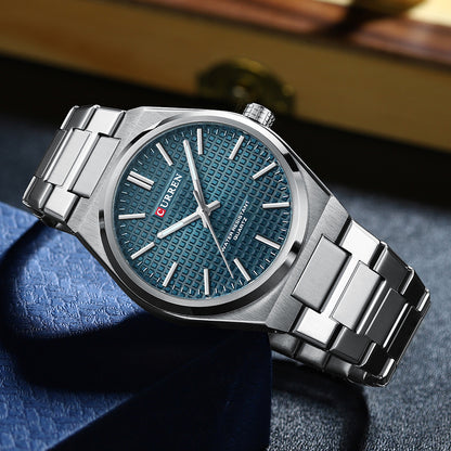 RELOJ CURREN ORIGINAL ELEGANTE PLATEADO PARA HOMBRE 8439 | CUR-129 | CUR-130 | CUR-131