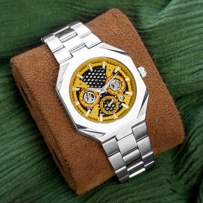 RELOJ DINIMI ORIGINAL 88433 NEGRO PLATEADO | DIN-1, DIN-2, DIN-30 PARA HOMBRE