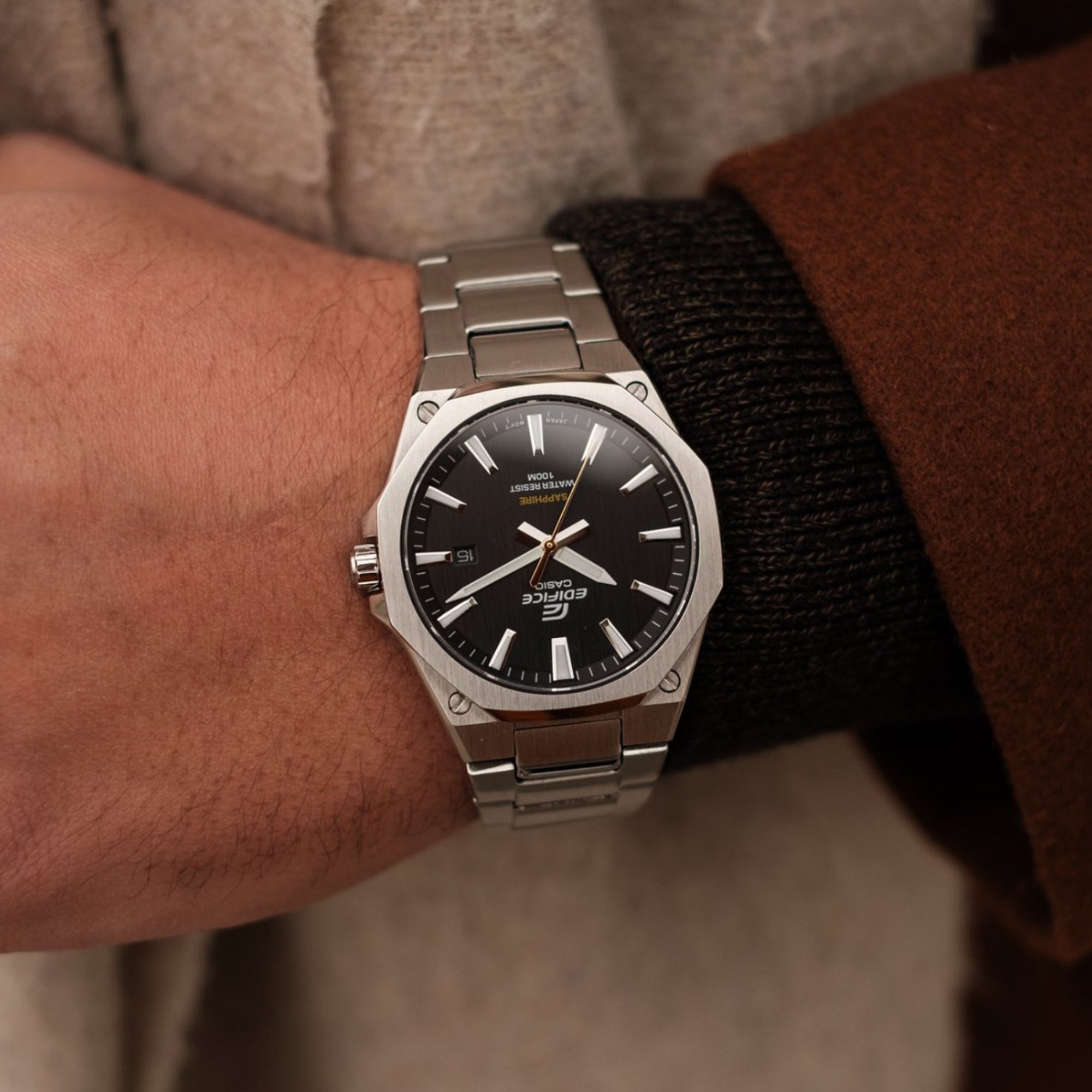 RELOJ EDIFICE - ELEGANTE PLATEADO  | EDI-4 | EDI-5  | EDI-6 | EDI-7 | EDI-8 PARA HOMBRE